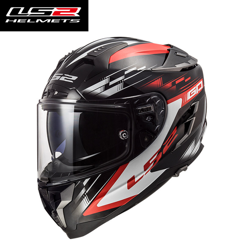 Dual Visor Motorcycle Racing Helmet - LS2 Challenger FF327 FF800 Volledig Gezicht