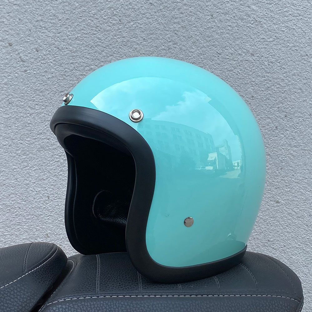 Vintage Open Face Retro Helmet - TT&COCASCOS Motorhelm Jet Vintage 500TX Open
