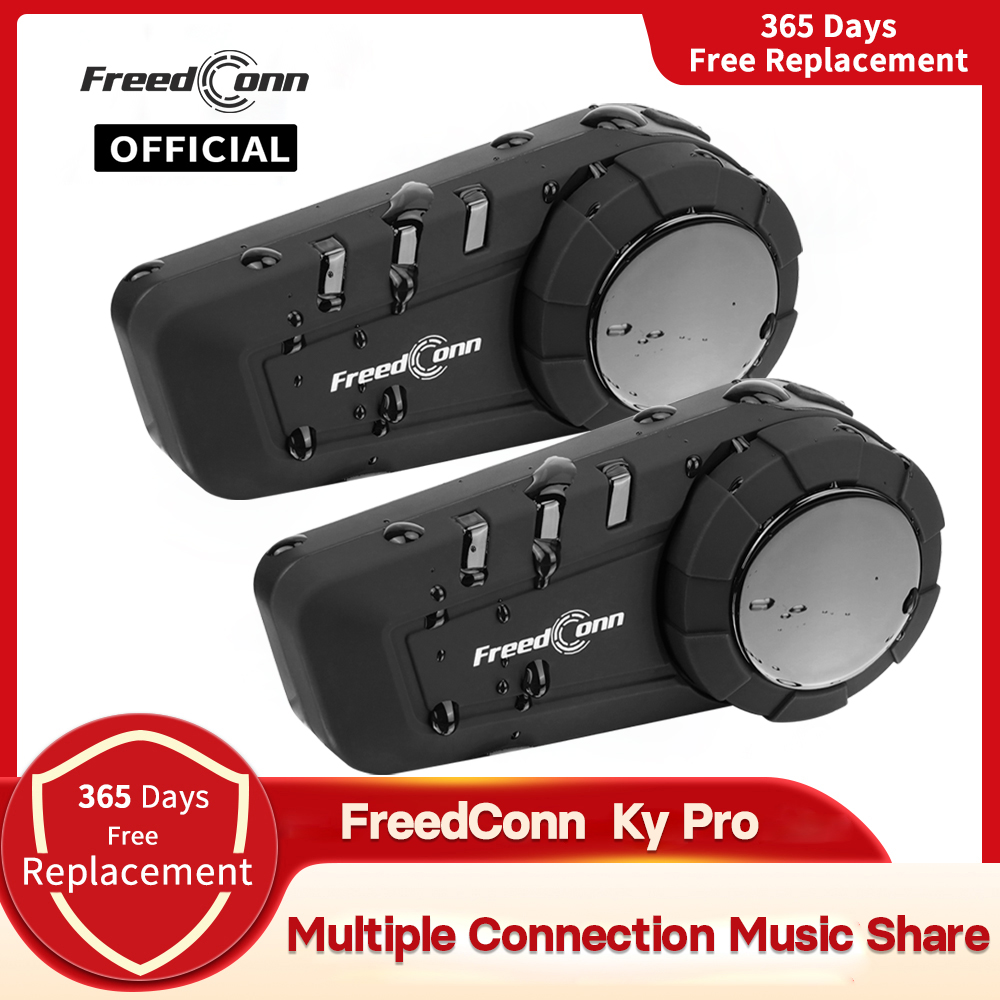 Universal Motorcycle Helmet Intercom Headset - Motorfiets Intercom Freedconn Ky Pro Helm