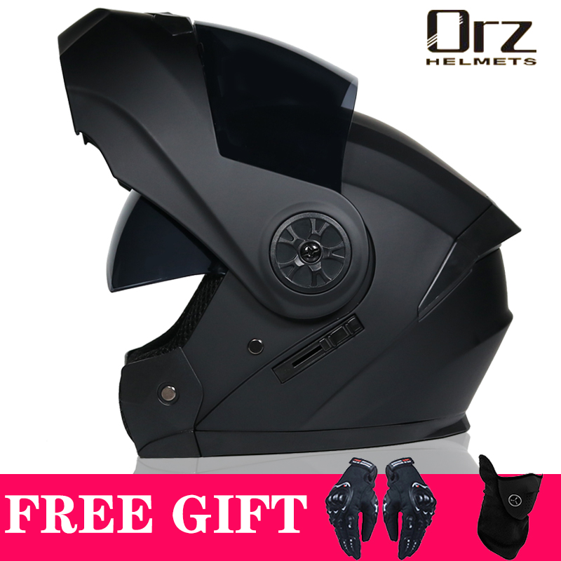Dual Visor Motorcycle Racing Helmet - Nieuwste DOT Goedgekeurde Veiligheid Modulaire Flip