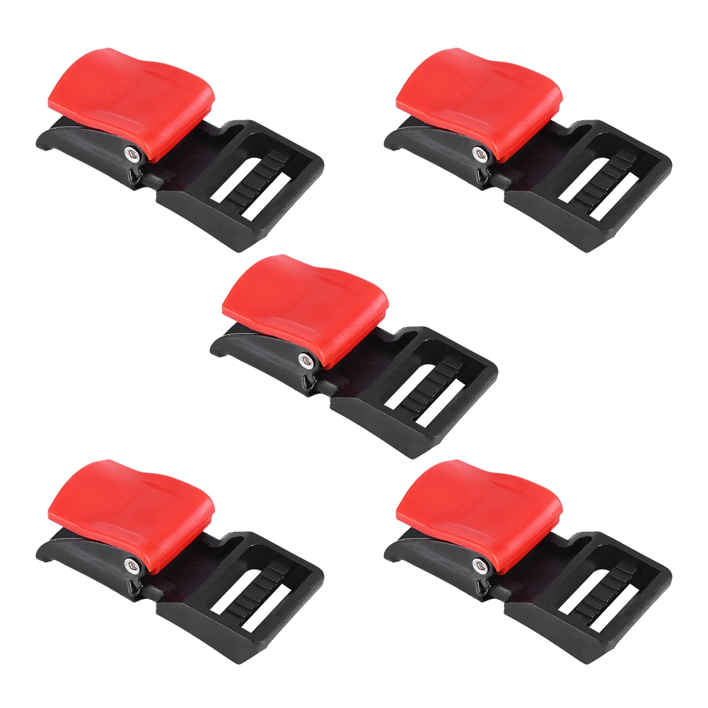Quick Release Buckle Motorcycle Helmet - 5 stuks motorhelm clipgespen kinband snelontgrendelingsgesp