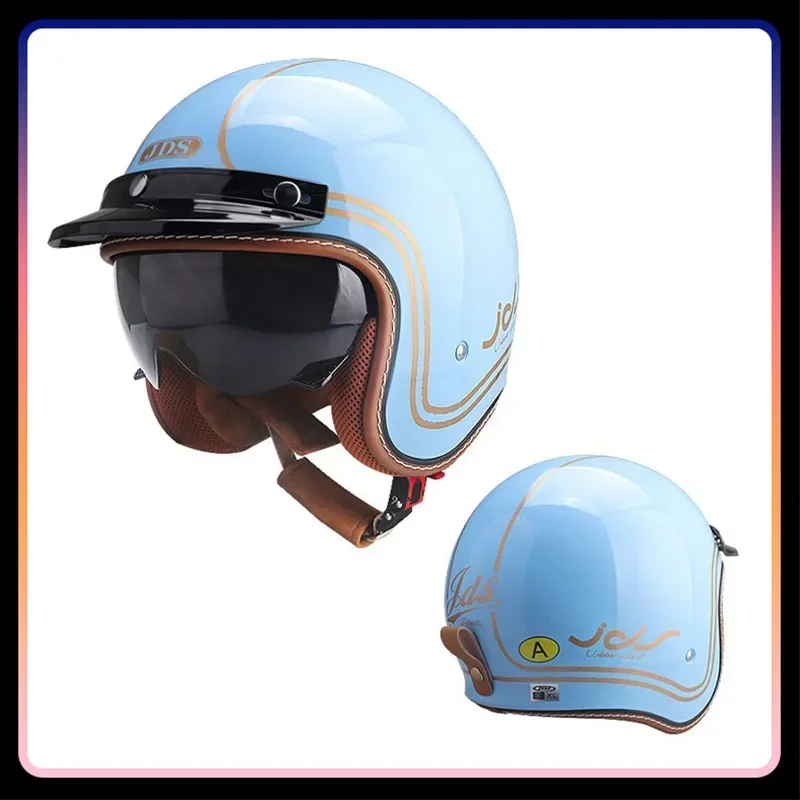Mannen Vrouwen Open Gezicht Mo - Vintage Open Face Retro Helmet recensie en prijs