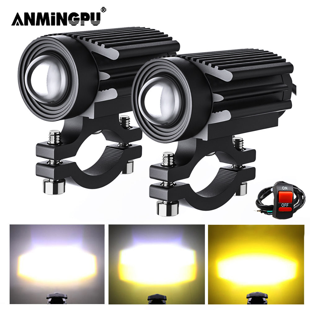 Motorfiets Led Licht Motorfiet - Universal Motorcycle Led Headlight Projector recensie en prijs