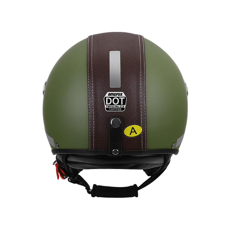 Vintage 3/4 open face motorhel - Vintage Open Face Retro Helmet recensie en prijs