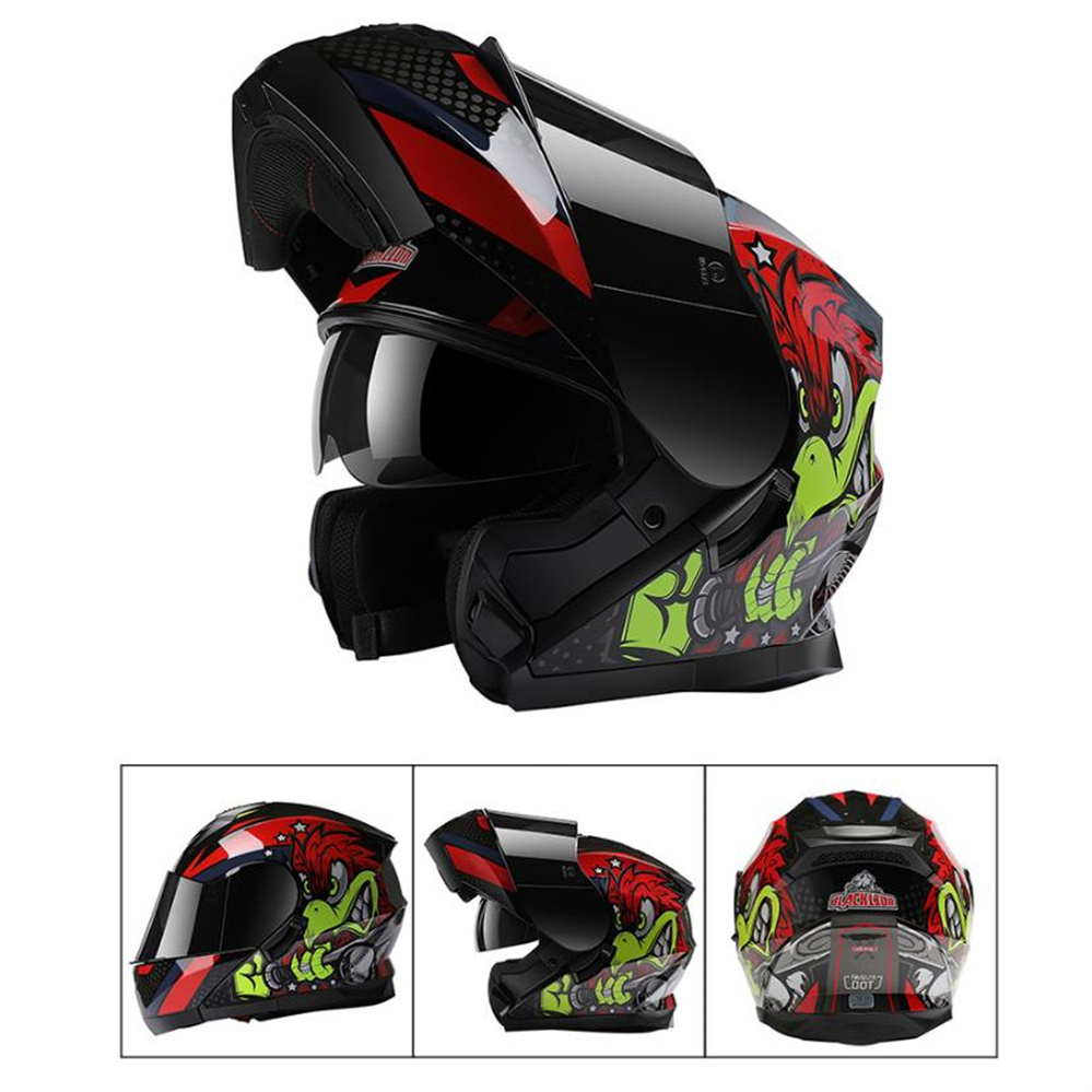 Volledige Gezicht ADV Motorfie - Dual Visor Motorcycle Racing Helmet recensie en prijs