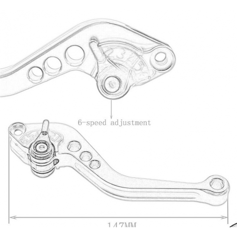 Voor Yamaha Tracer 9/Tracer 9  - Cnc Aluminum Adjustable Brake Clutch Levers recensie en prijs