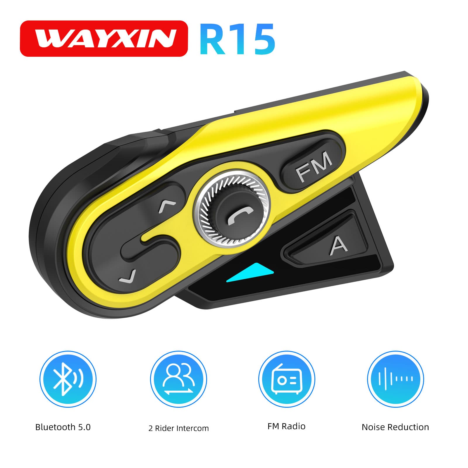 WAYXIN R15 Motorfiets Intercom - Universal Motorcycle Helmet Intercom Headset recensie en prijs