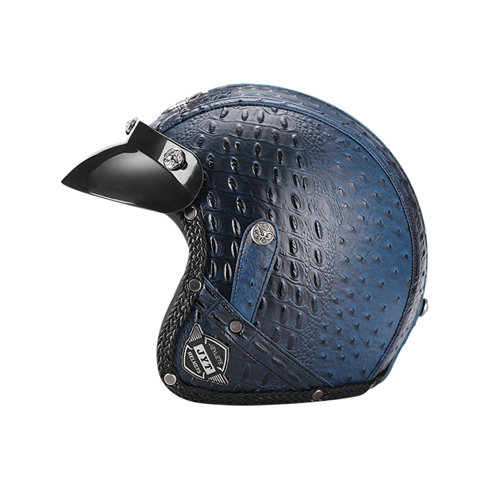 DOT 3/4 Open Gezicht Motorfiet - Vintage Open Face Retro Helmet recensie en prijs