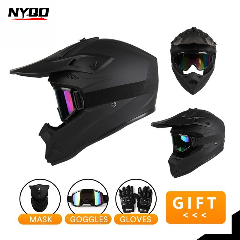 4 Seasons ademende motorcrossh - Off Road Motocross Helmet Goggles Set recensie en prijs