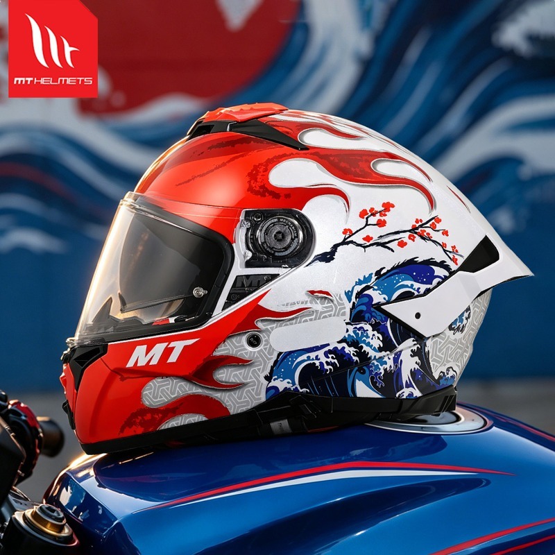 NIEUWE MT Thunder 4SV Dual Vis - Dual Visor Motorcycle Racing Helmet recensie en prijs