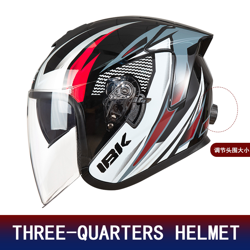 Dual Lens 3/4 half-face motorh - Motorcycle Helmet Inner Sun Visor Lens recensie en prijs
