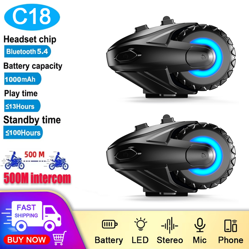 1/2 Stuks Motorfiets Bluetooth - Universal Motorcycle Helmet Intercom Headset recensie en prijs