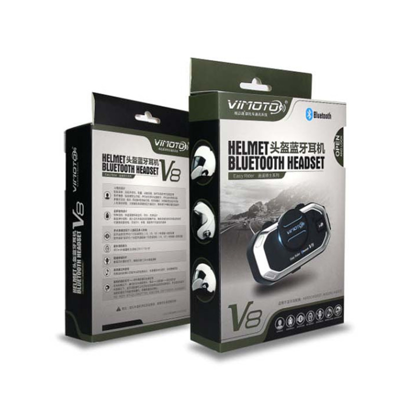Vimoto V8 Motorhelm Headset Bl - Universal Motorcycle Helmet Intercom Headset recensie en prijs