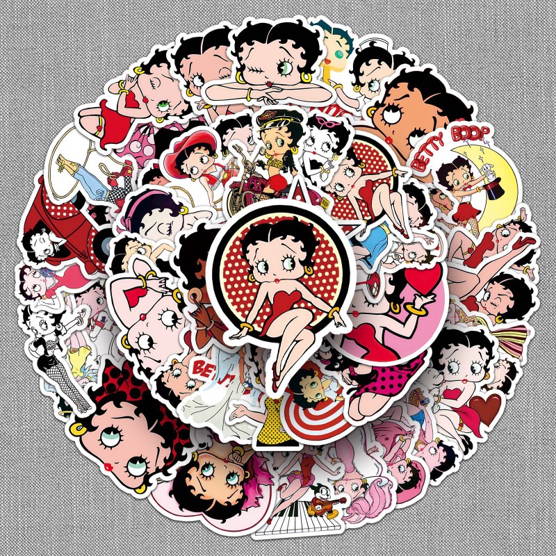 Betty Boop 50 stickers met hog - Atv Parts recensie en prijs