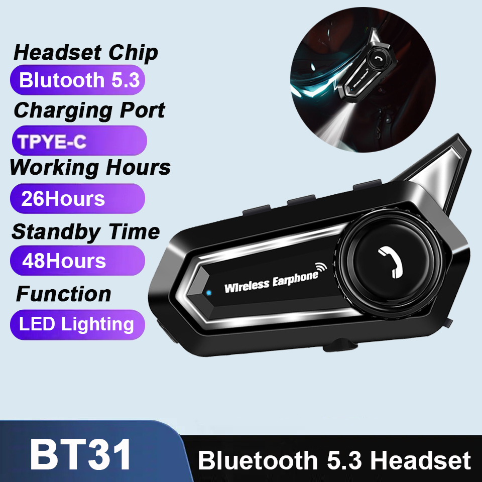 BT31 Motorhelm Headset Bluetoo - Full Face Motorcycle Helmet With Bluetooth recensie en prijs
