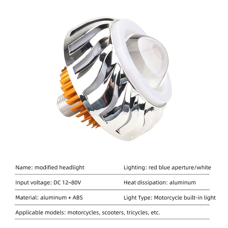 1 Stuks Auto Motorfiets Koplam - Universal Motorcycle Led Headlight Projector recensie en prijs