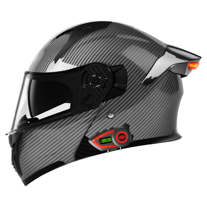 ABS Materiaal Motorhelmen Dubb - Modular Flip Up Motorcycle Helmet Dot Approved recensie en prijs