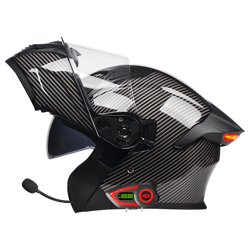 ABS Materiaal Motorhelmen Dubb - Modular Flip Up Motorcycle Helmet Dot Approved recensie en prijs
